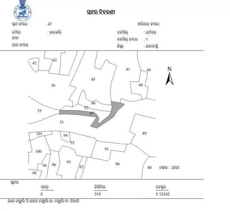 Online plot map odisha 3