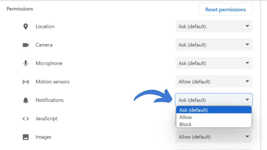 WhatsApp application requires you to turn on notification permission.