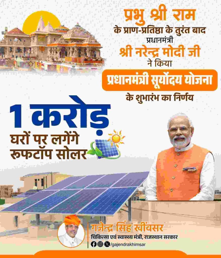 Pradhan Mantri Suryoday Yojana