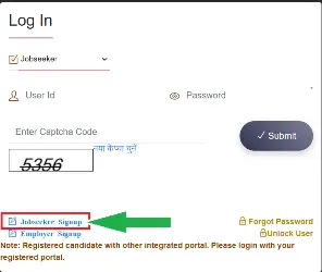 JobSeeker Signup