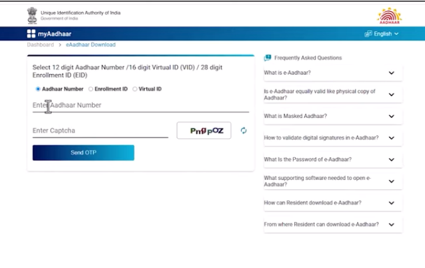 eAadhaar Download